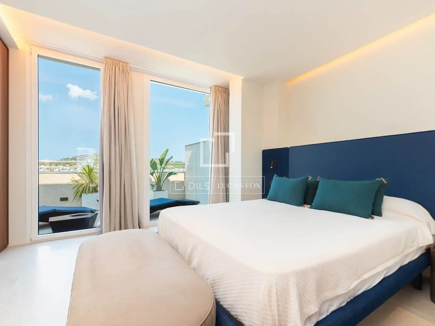 Bedroom of Flat for sale in Eivissa  with Air Conditioner, Heating and Furnished