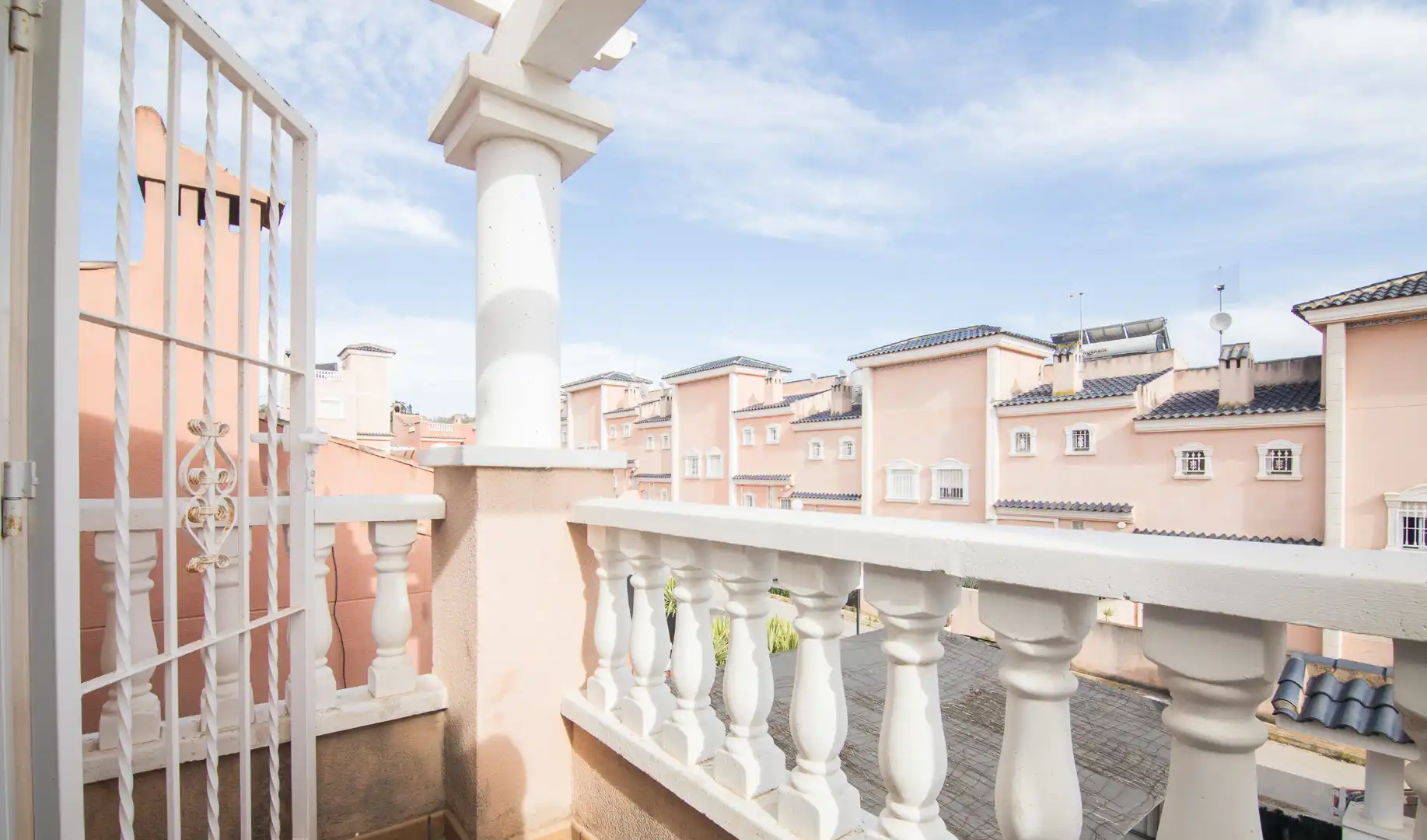 Balcony of Houses for sale in Santa Pola  with Air Conditioner, Private garden and Terrace