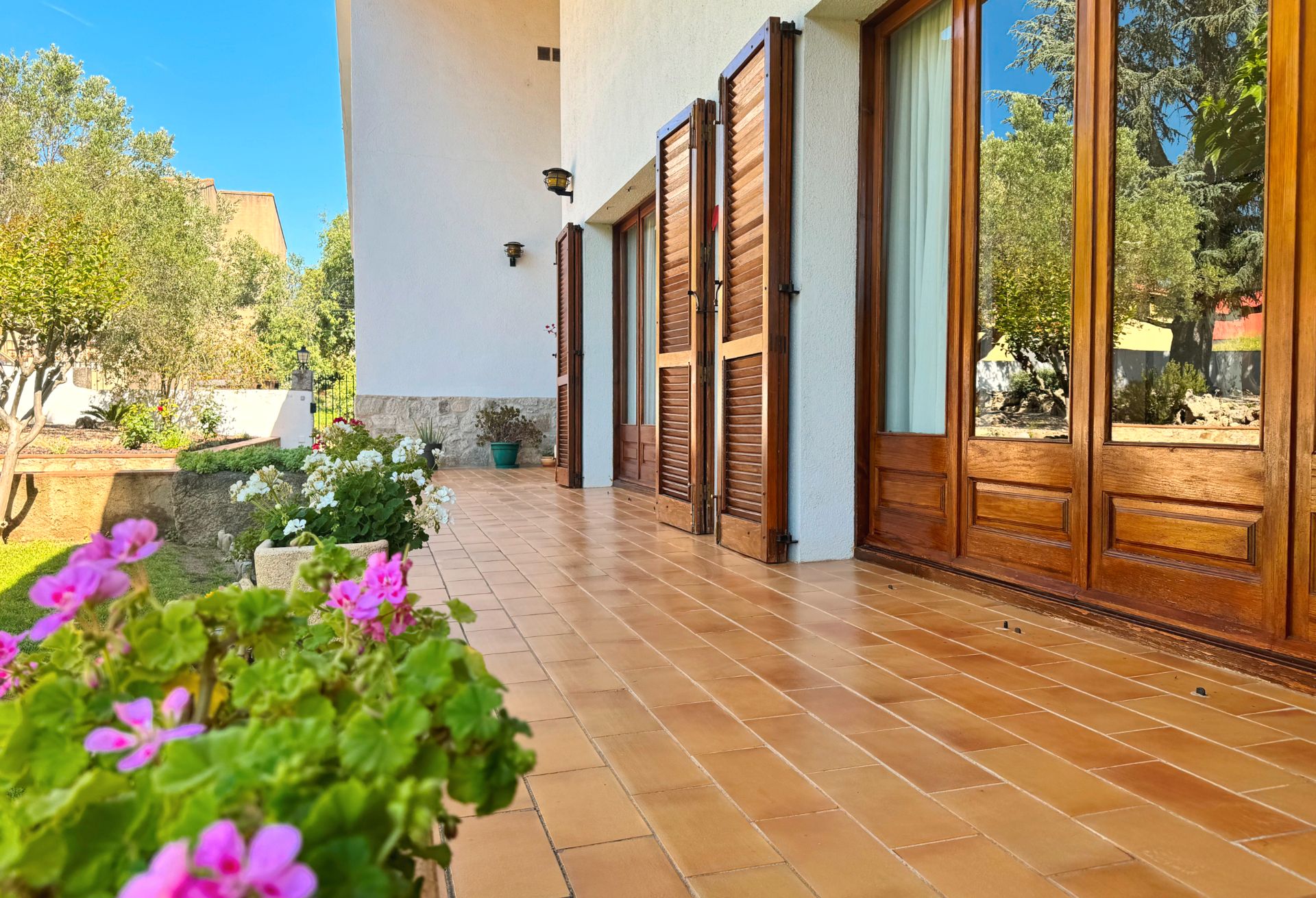 Terrassa de Casa o xalet en venda en Agullana amb Calefacció, Jardí privat i Terrassa