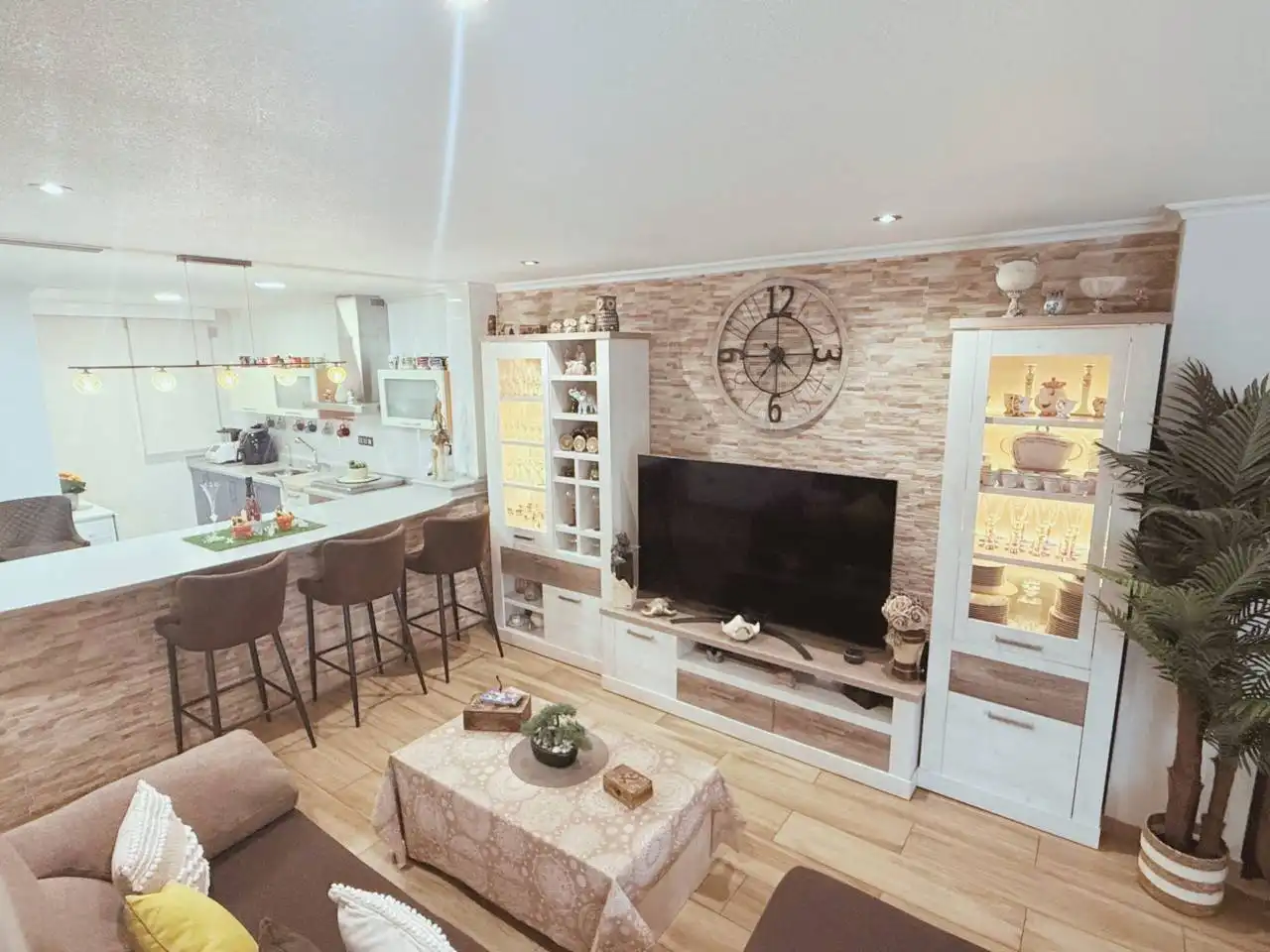 Sala de estar de Dúplex en venta en Elche / Elx con Aire acondicionado, Terraza y Trastero
