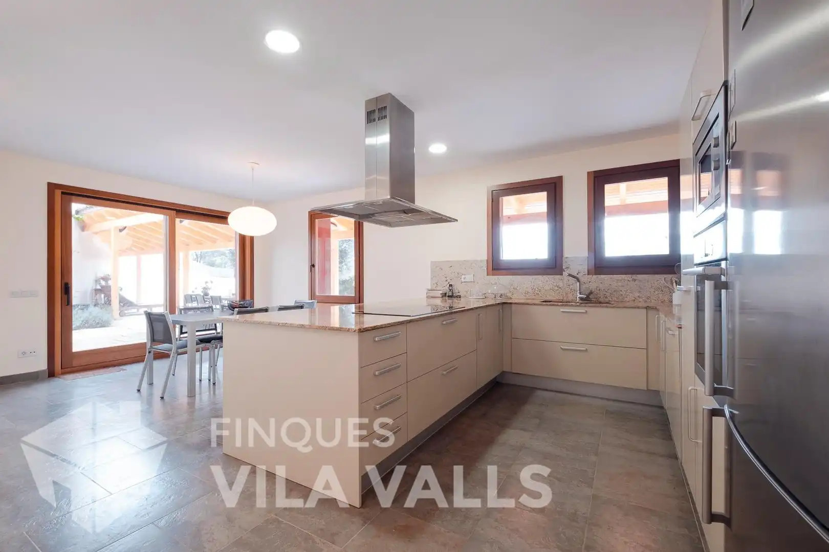 Cocina de Casa o chalet en venta en Gallifa con Aire acondicionado, Calefacción y Jardín privado