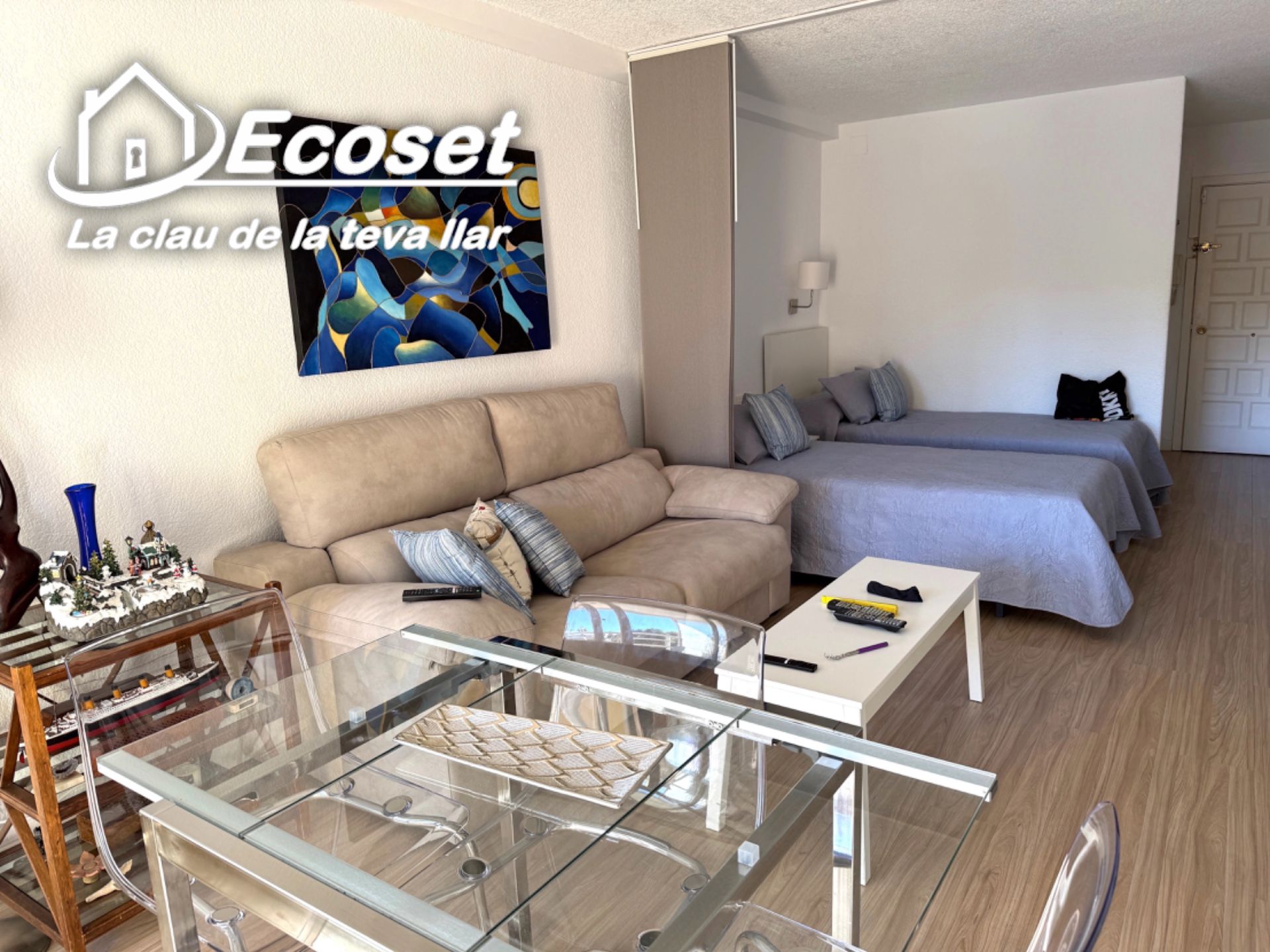 Sala de estar de Apartamento en venta en Salou con Aire acondicionado, Calefacción y Jardín privado