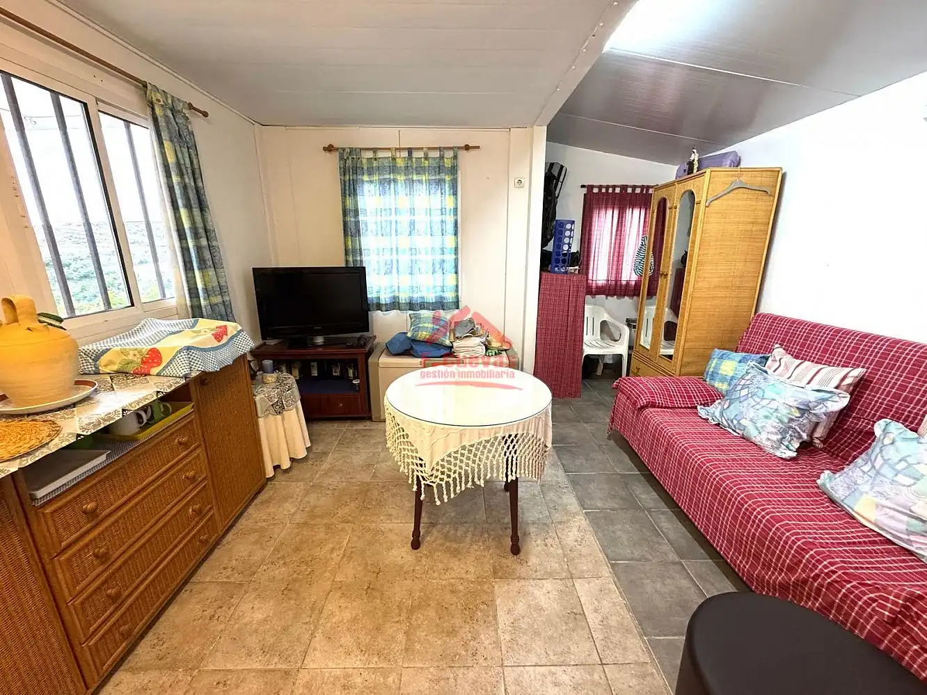 Sala d'estar de Finca rústica en venda en Algarrobo amb Aire condicionat i Calefacció