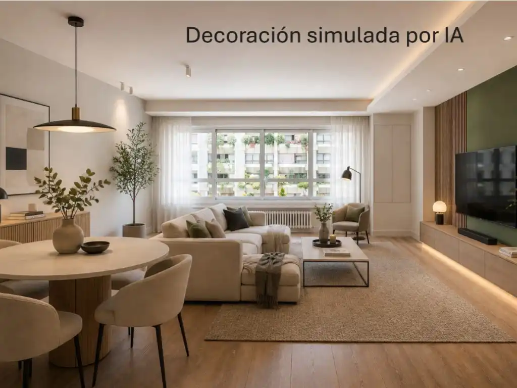 Sala d'estar de Pis en venda en Madrid