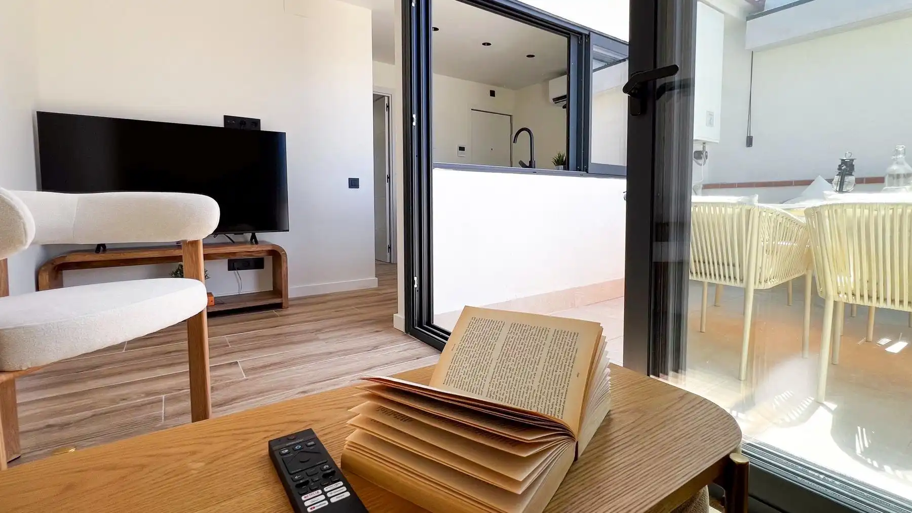 Living room of Attic for sale in Aiguadolç - Sant Sebastià