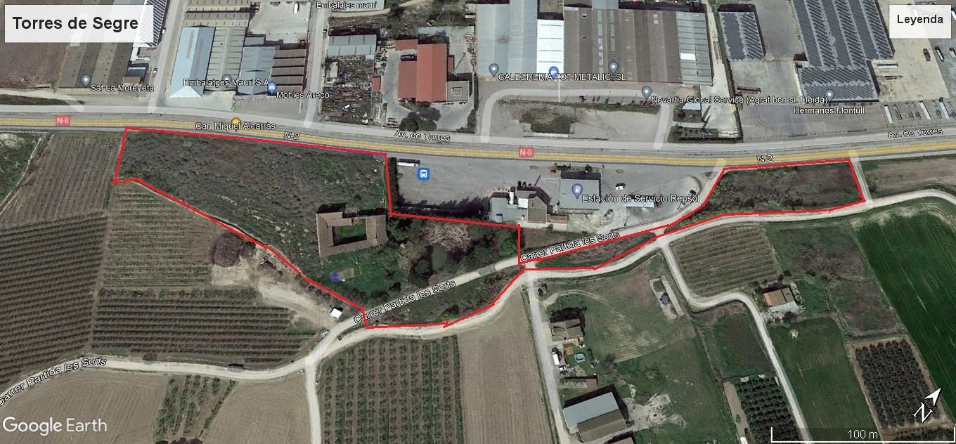 Terreny industrial en venda en Torres de Segre
