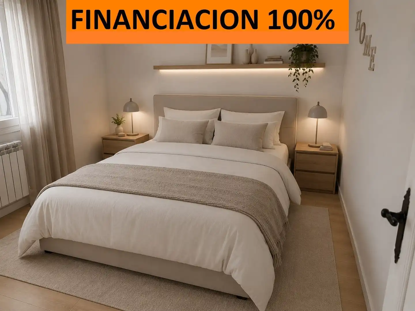Bedroom of Flat for sale in Zaragoza  with Air Conditioner, Heating and Parquet flooring