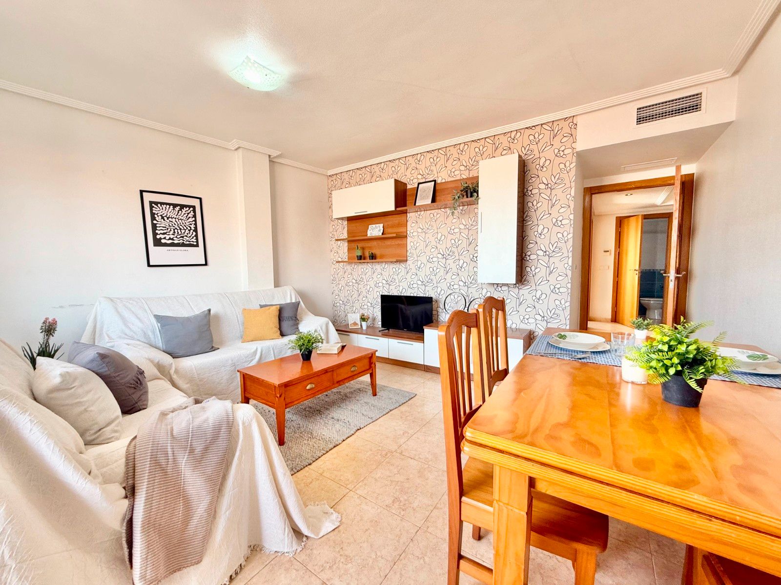 Living room of Attic for sale in  Murcia Capital  with Air Conditioner, Terrace and Storage room