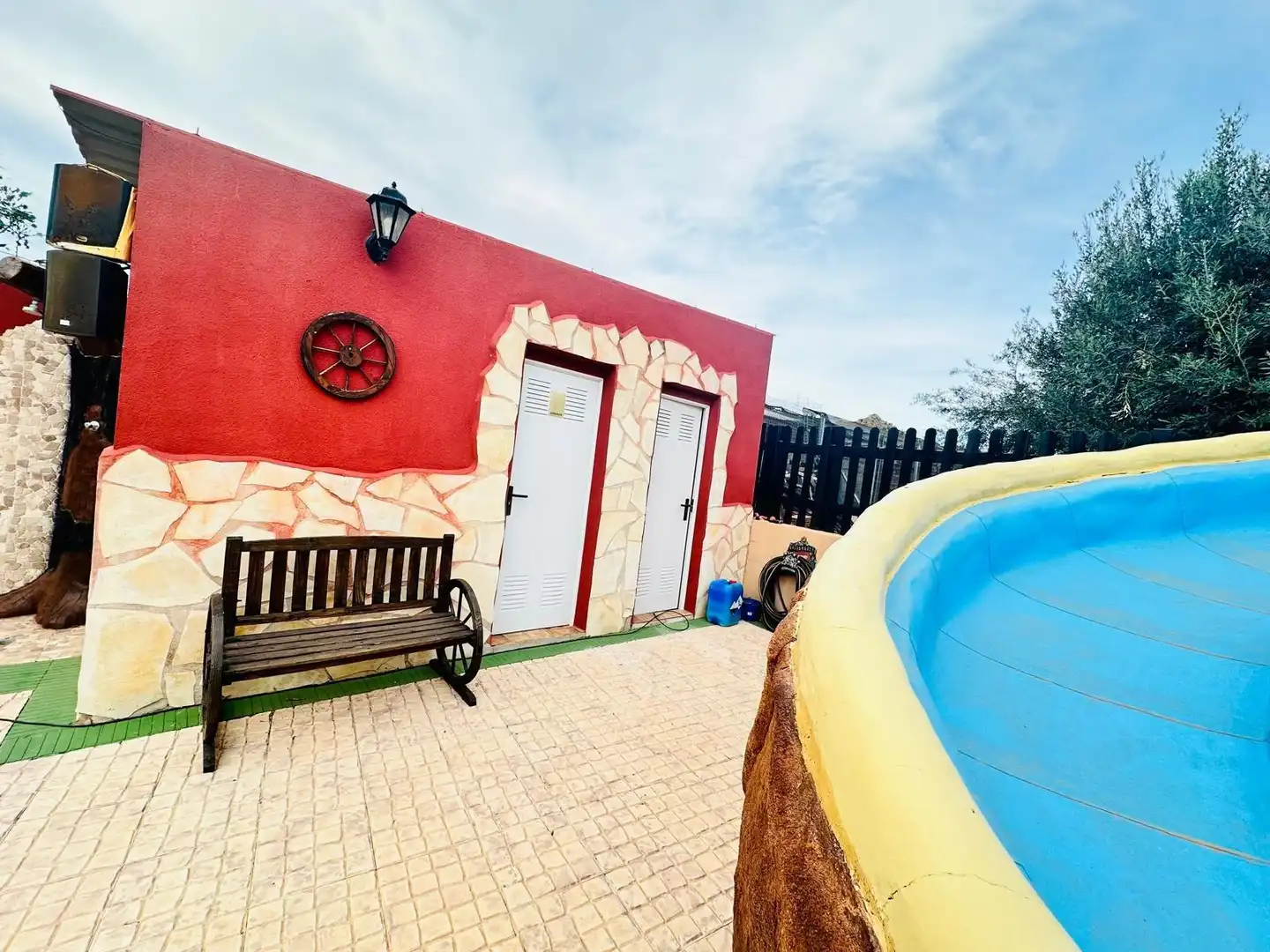 Piscina de Casa o xalet en venda en Ulea amb Aire condicionat, Calefacció i Jardí privat