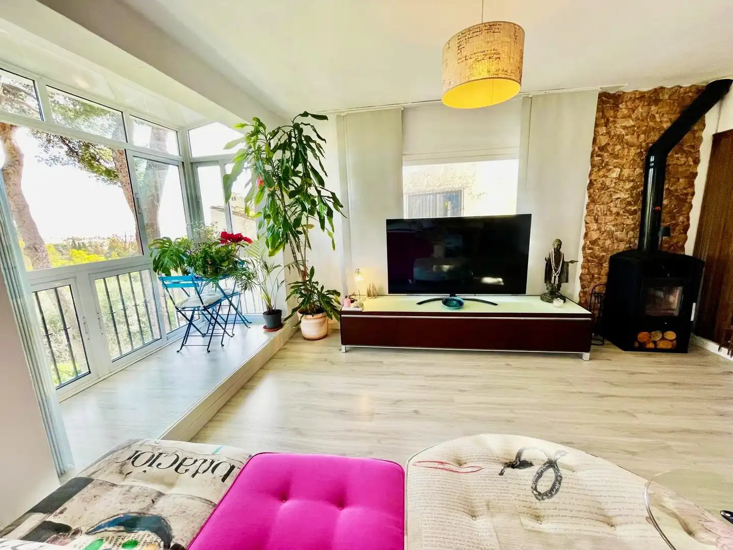 Sala d'estar de Casa o xalet en venda en Benalmádena amb Aire condicionat, Calefacció i Jardí privat
