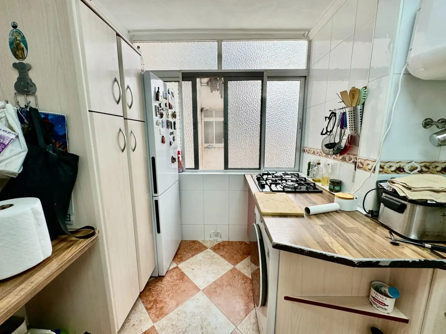 Kitchen of Flat for sale in Málaga  with Air Conditioner