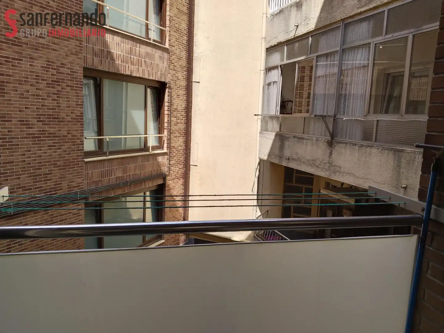 Balcony of Flat for rent in Los Corrales de Buelna   with Heating, Parquet flooring and Furnished
