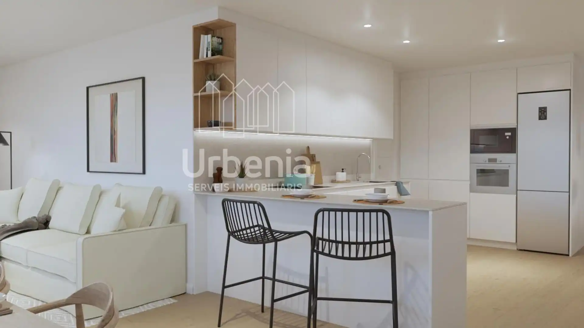 Cocina de Piso en venta en La Roca del Vallès con Calefacción