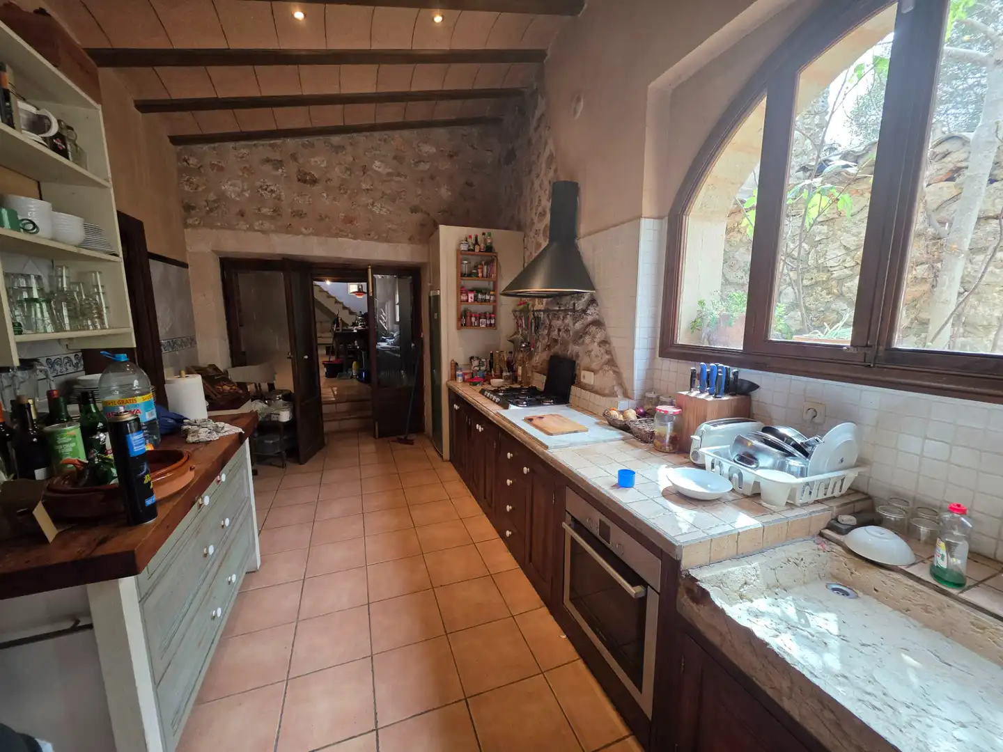 Kitchen of Country homes for rent in Alaior  with Private garden, Terrace and Swimming Pool
