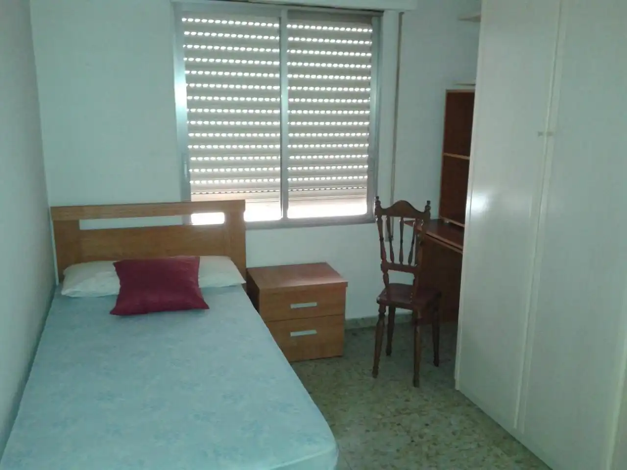 Schlafzimmer von Wohnung zur Miete in Ourense Capital  mit Heizung, Möbliert und Balkon