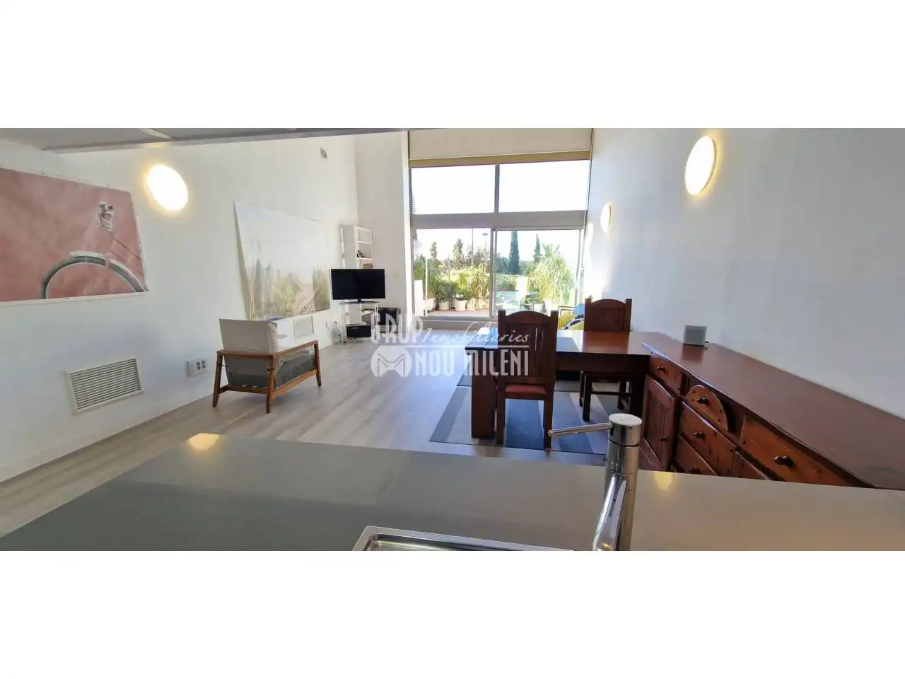 Vista exterior de Loft en venta en Valencia con Aire acondicionado, Parquet y Terraza