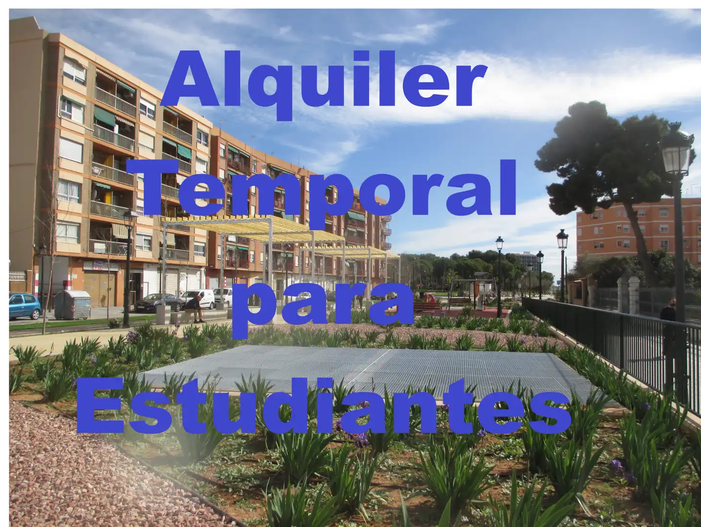 Exterior view of Flat for rent in Valencia  with Air Conditioner, Furnished and Oven