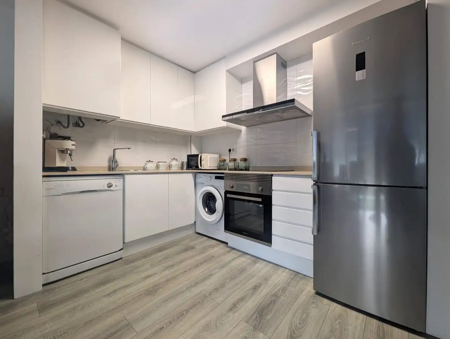 Cocina de Apartamento en venta en Santa Susanna con Aire acondicionado, Calefacción y Terraza