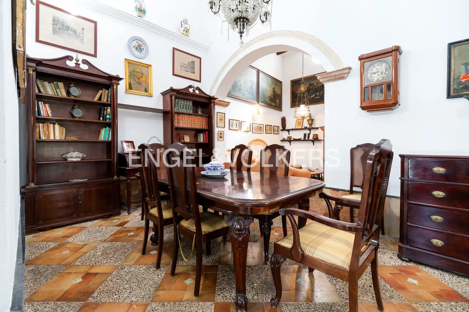 Dining room of Houses for sale in Sanlúcar de Barrameda  with Air Conditioner, Heating and Private garden