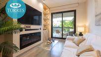 Sala d'estar de Planta baixa en venda en Málaga Capital amb Aire condicionat, Calefacció i Jardí privat