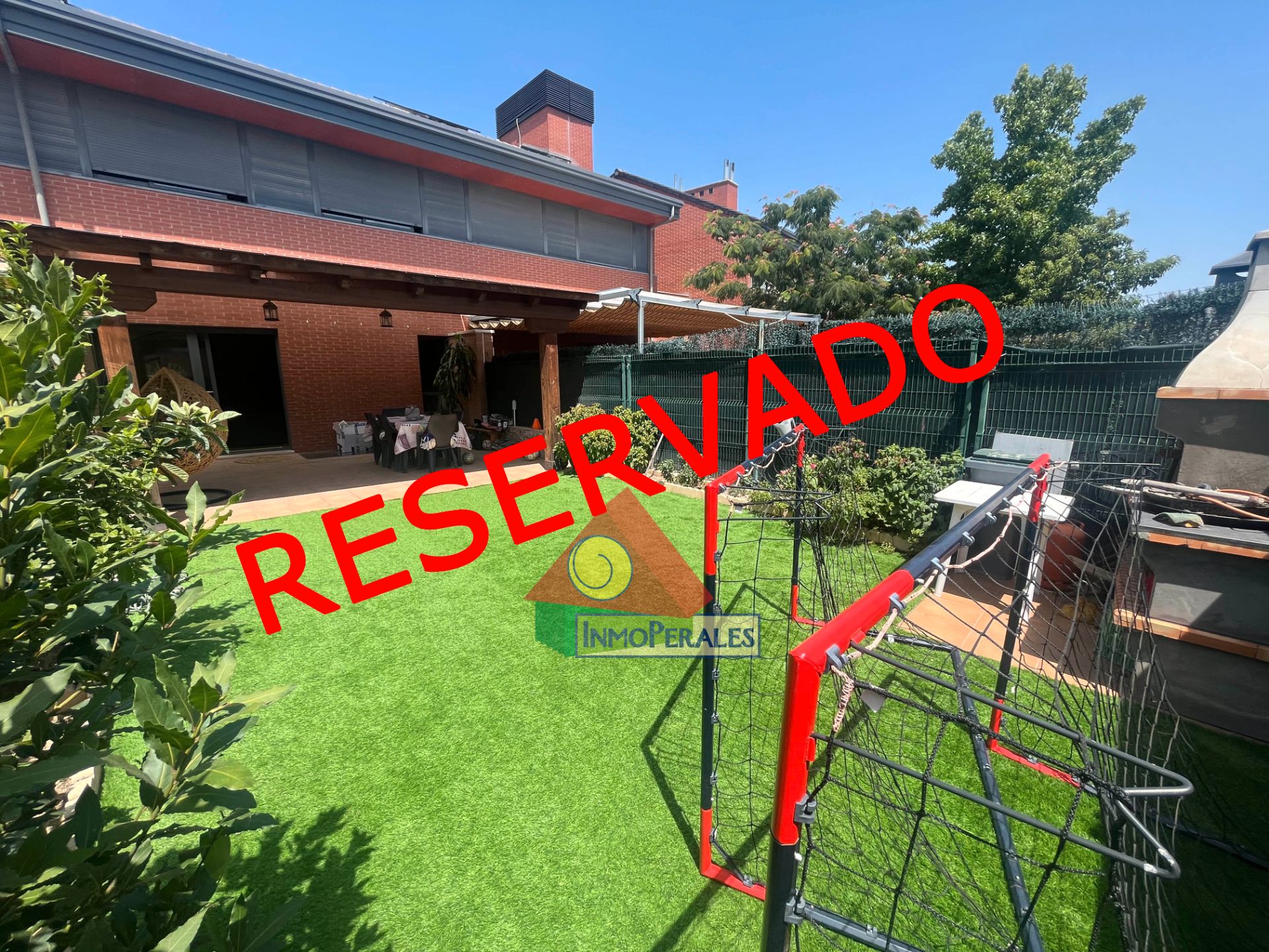 Jardí de Casa adosada de lloguer en Getafe amb Aire condicionat, Calefacció i Jardí privat