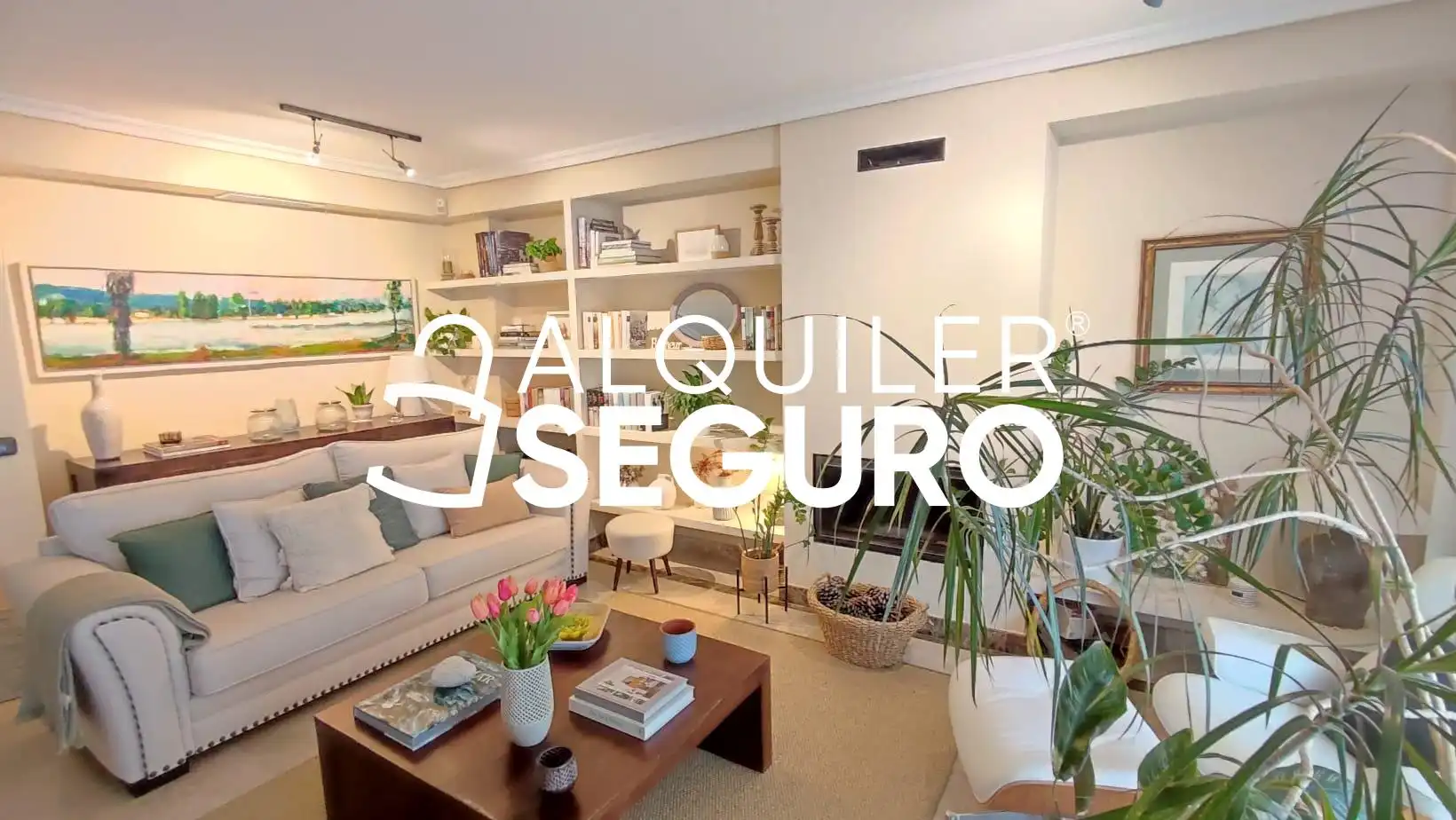 Sala de estar de Casa o chalet de alquiler en San Agustín del Guadalix con Aire acondicionado, Calefacción y Terraza
