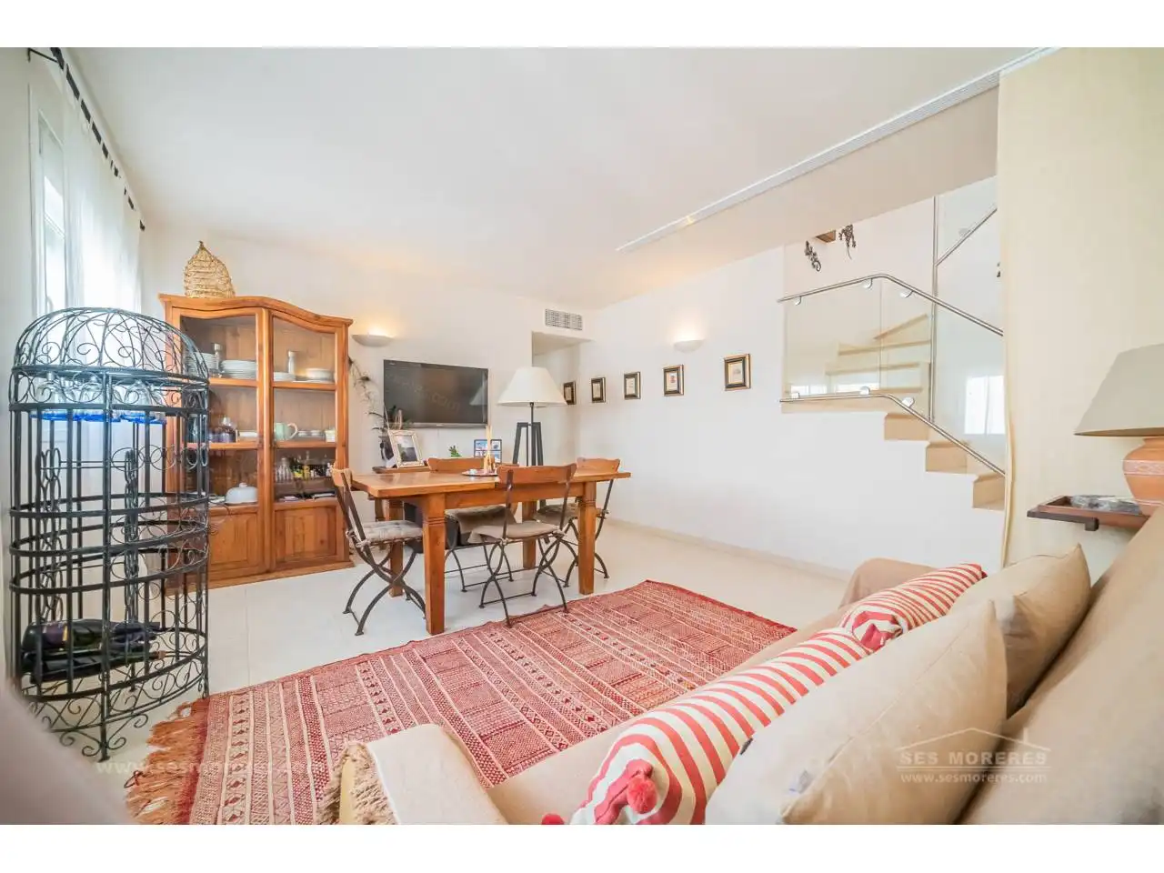 Sala de estar de Apartamento en venta en Ciutadella de Menorca con Aire acondicionado, Terraza y Piscina comunitaria
