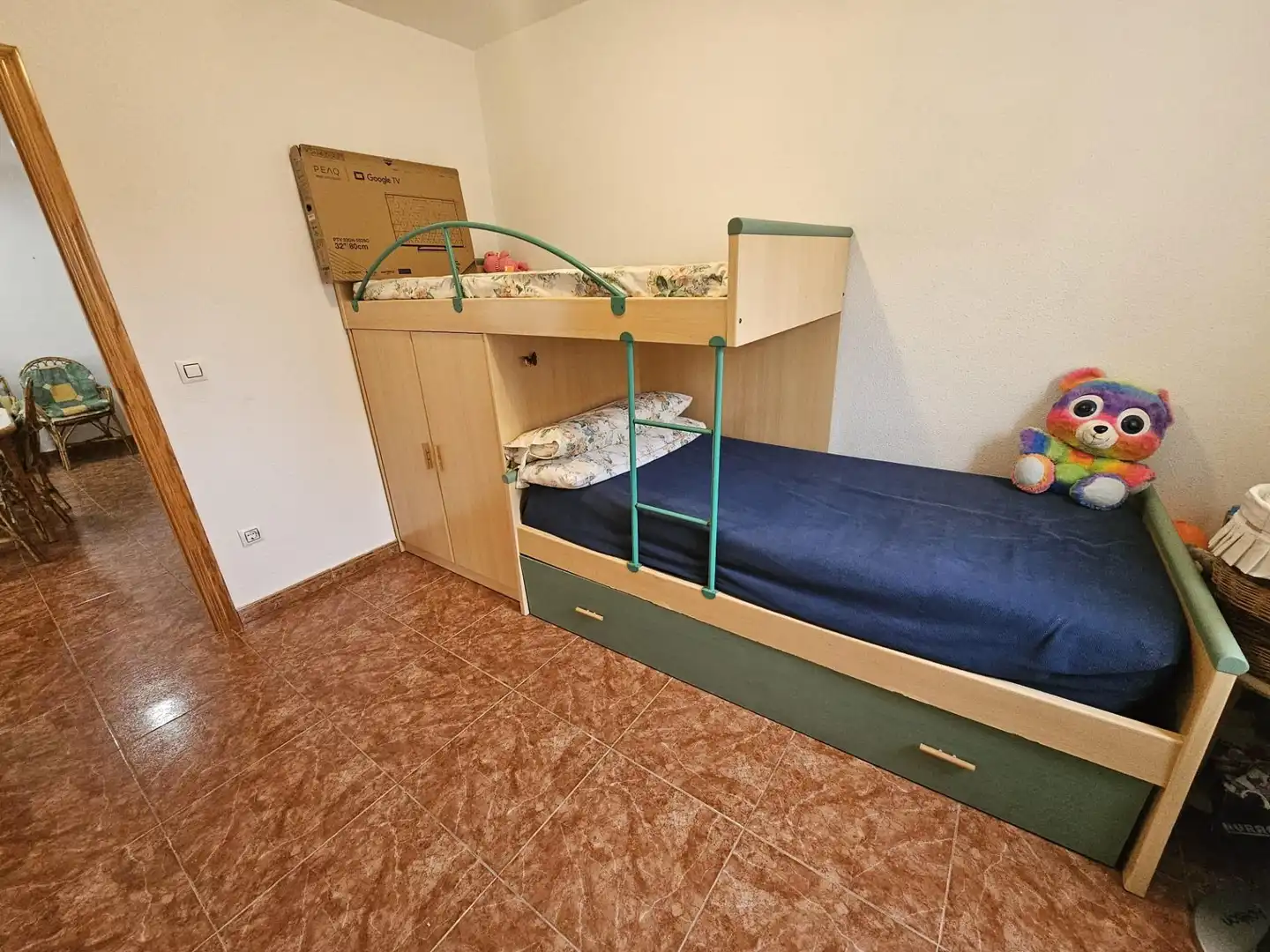 Bedroom of Flat for sale in Sueca  with Air Conditioner, Heating and Storage room