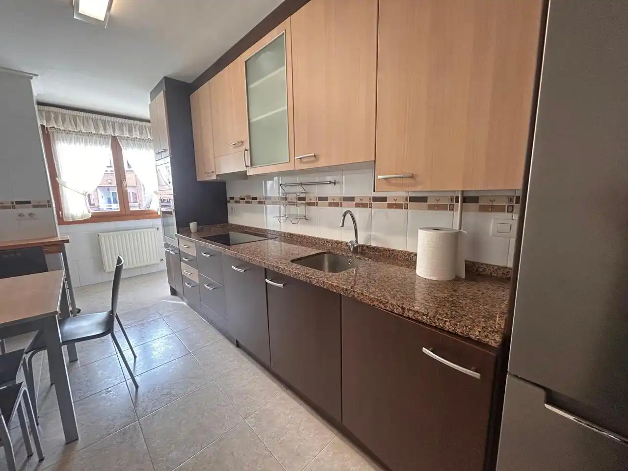 Kitchen of Flat for rent in Gijón   with Heating, Storage room and Furnished