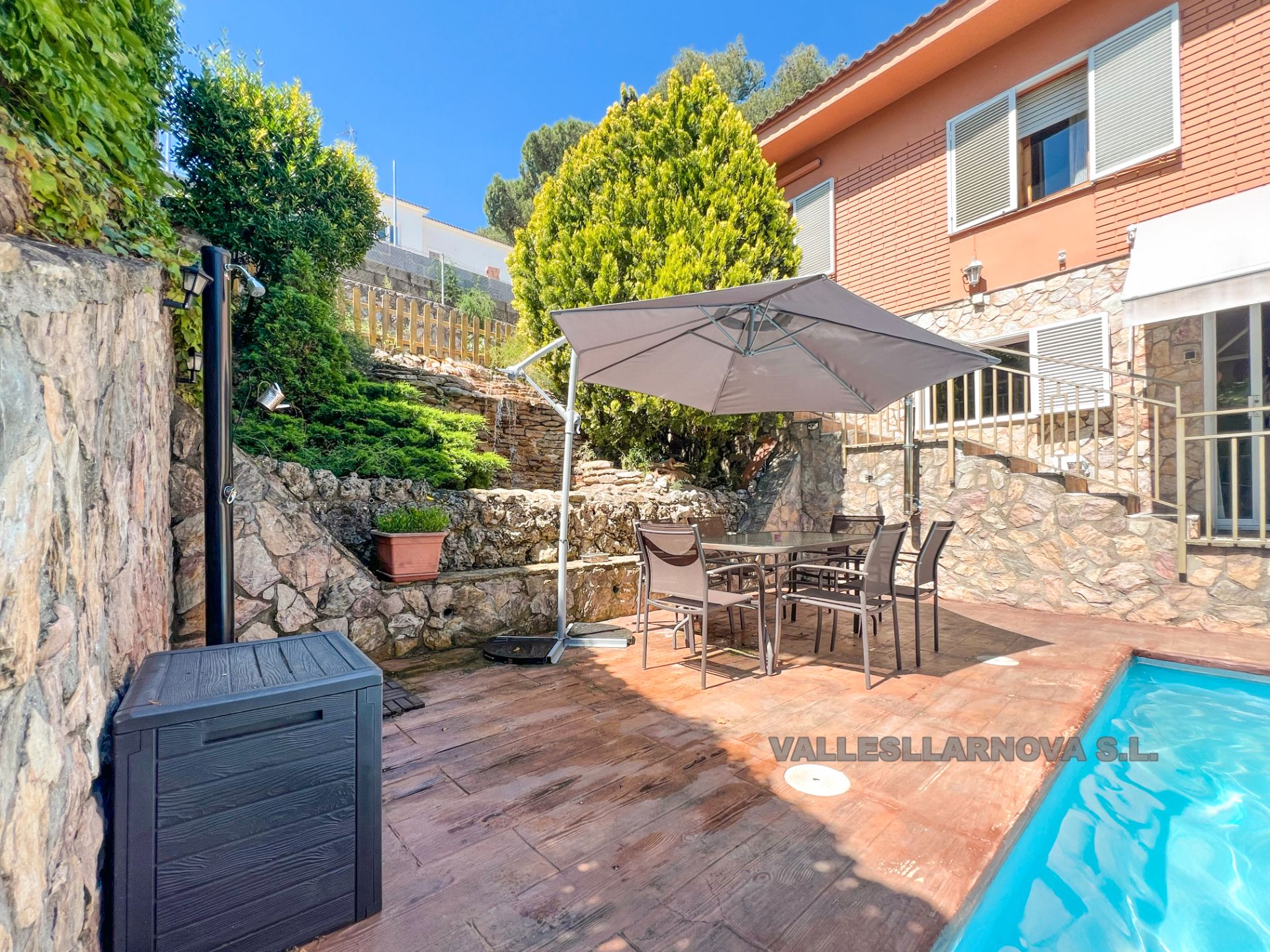 Exterior view of House or chalet for sale in Lliçà d'Amunt  with Air Conditioner, Heating and Private garden