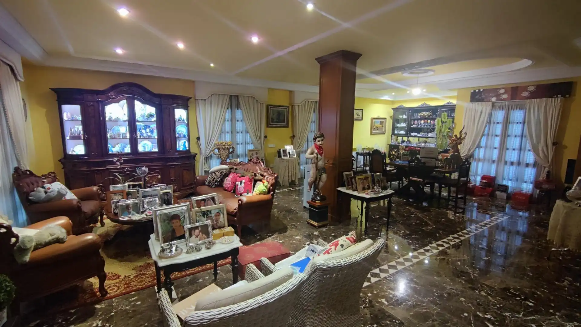 Dining room of Houses for sale in San Vicente del Raspeig / Sant Vicent del Raspeig  with Air Conditioner, Heating and Private garden