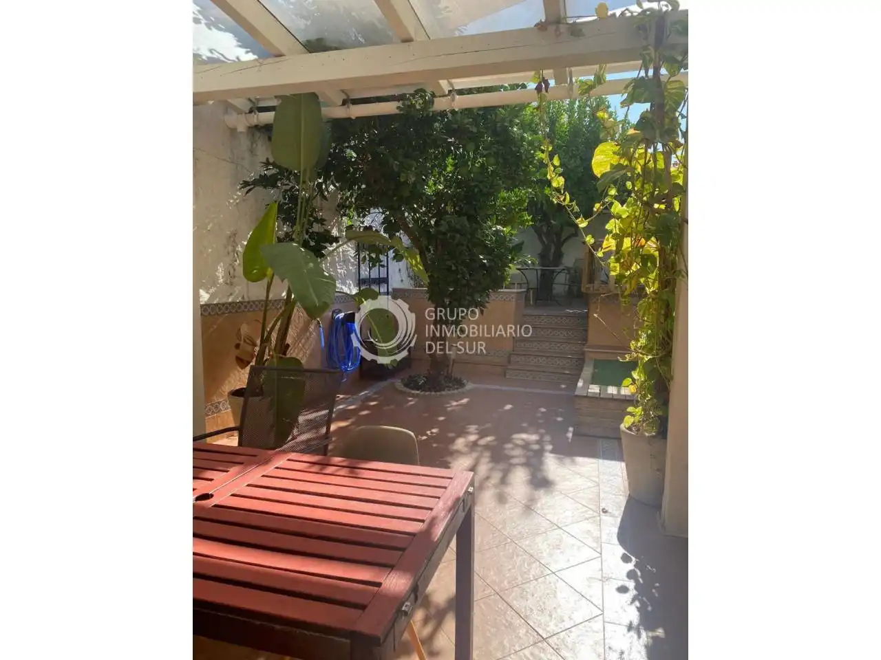 Terrassa de Casa adosada en venda en Puerto Real amb Aire condicionat, Jardí privat i Terrassa