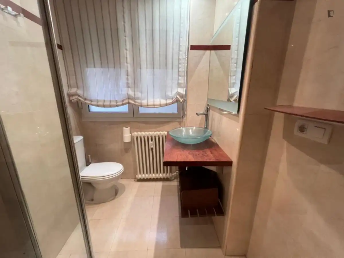 Bany de Apartament per a compartir en Burgos amb Moblat, Forn i Rentadora
