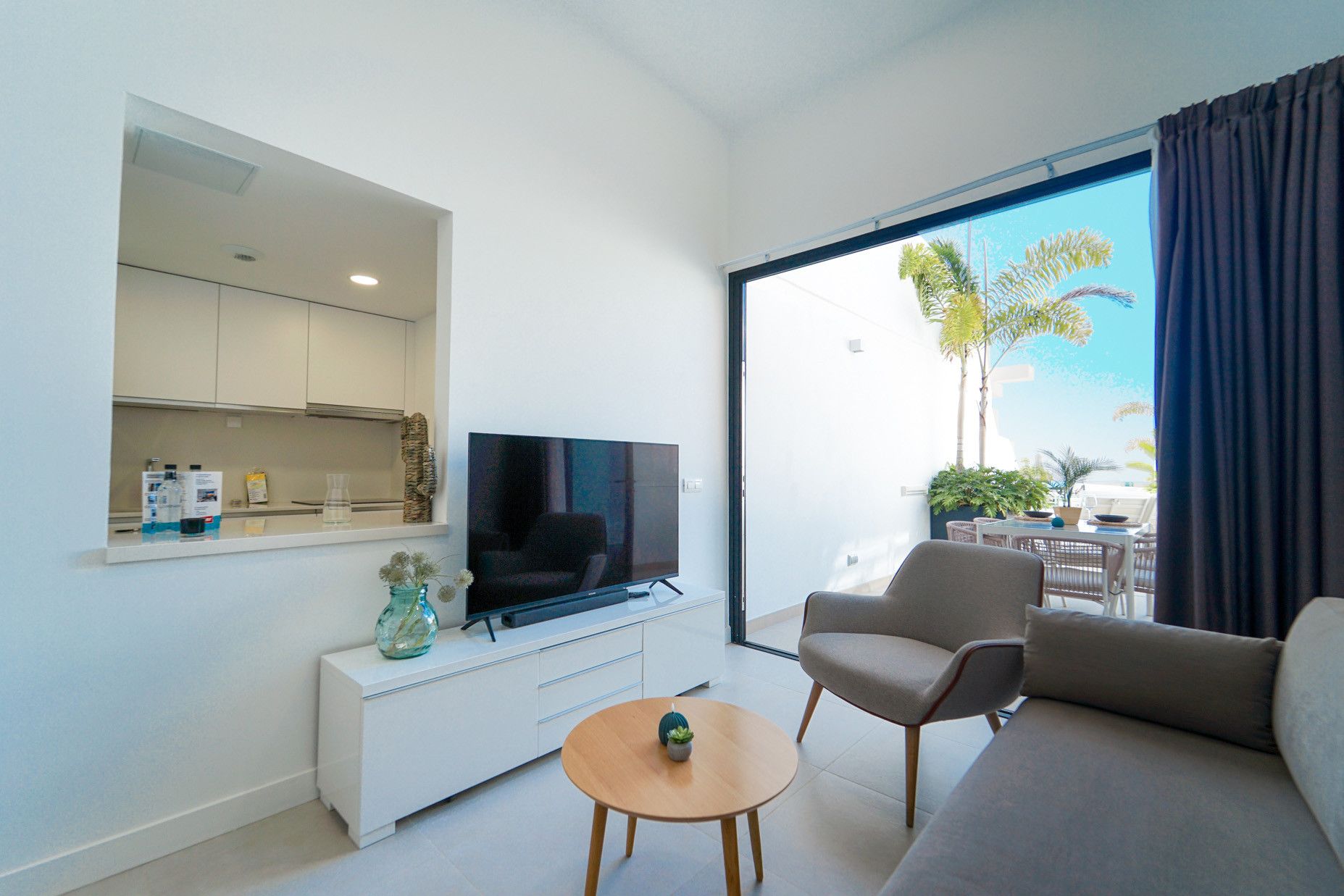 Sala de estar de Apartamento en venta en Mogán con Aire acondicionado, Terraza y Piscina