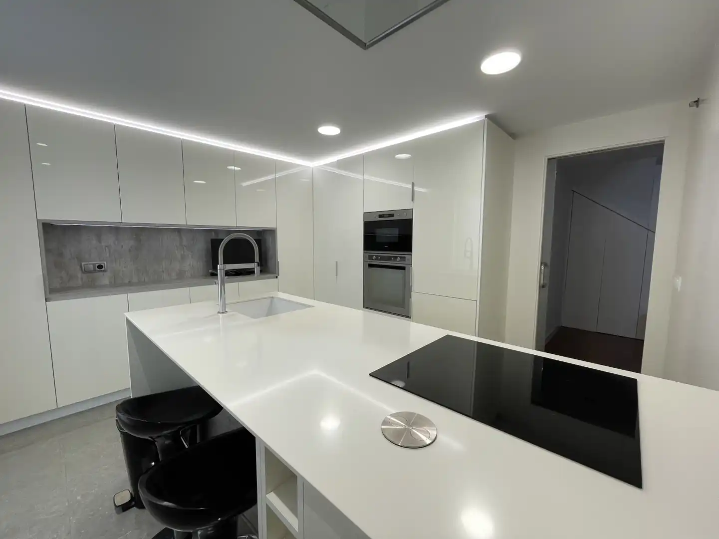 Cocina de Piso de alquiler en Beniparrell con Aire acondicionado, Parquet y Terraza