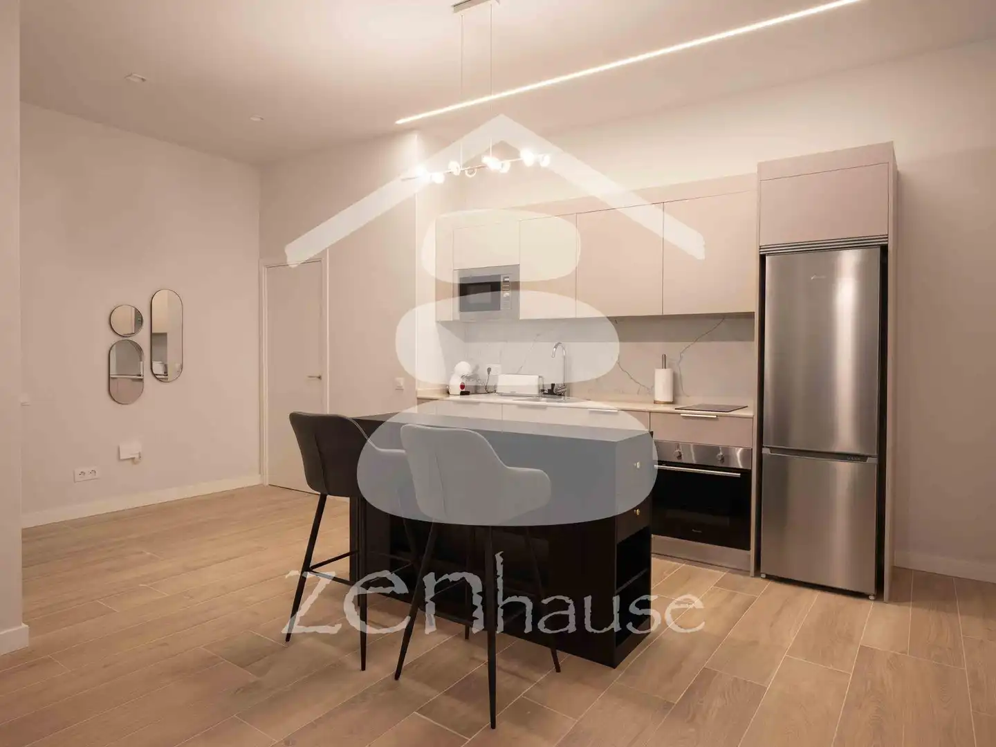 Kitchen of Flat for rent in Madrid  with Air Conditioner and Heating