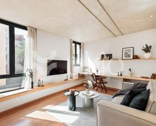 Sala d'estar de Apartament de lloguer en  Barcelona Capital amb Aire condicionat