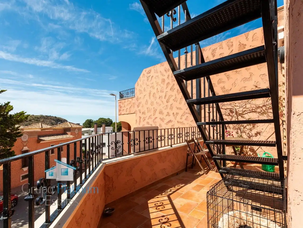 Terrace of Detached homes for sale in Pulpí  with Air Conditioner, Heating and Furnished