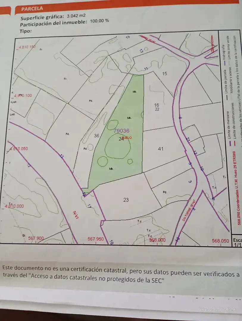 Terrain résidentiel à vendre à Carretera N-VI TORRE  BARREIRAS, imagen 14