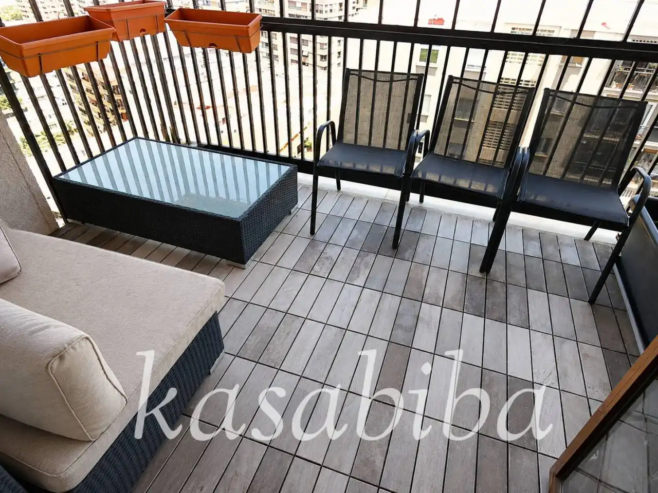 Terrasse von Dachboden zum Verkauf in Valencia mit Klimaanlage, Heizung und Parkett