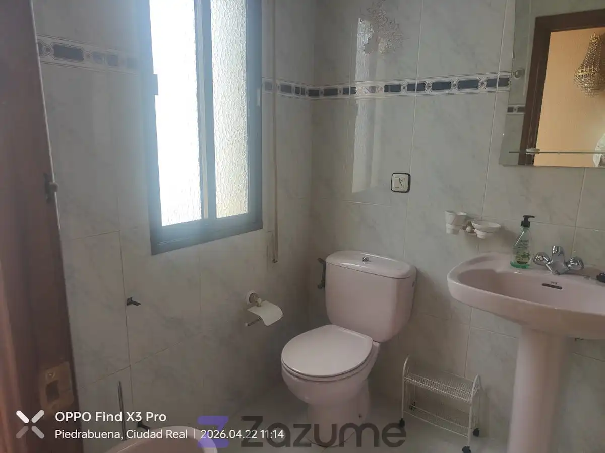 Bathroom of Houses for rent in Piedrabuena  with Heating, Terrace and Furnished