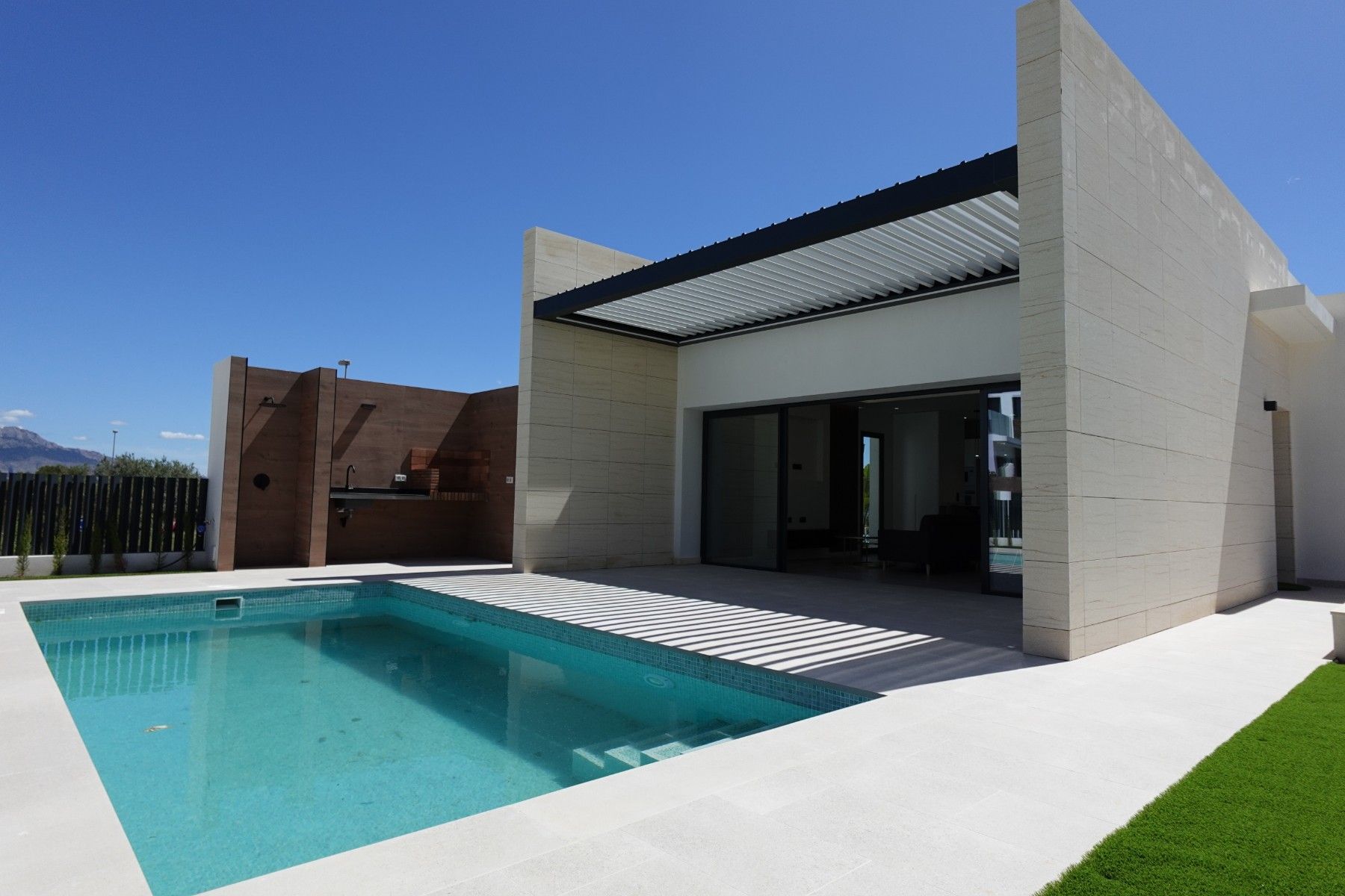 Swimming pool of House or chalet for sale in Polop  with Air Conditioner, Heating and Private garden