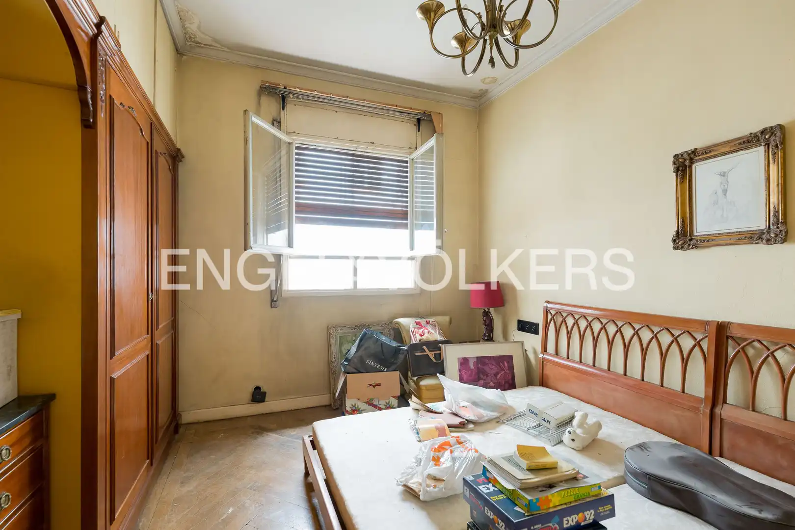 Schlafzimmer von Wohnung zum Verkauf in Madrid mit Heizung, Parkett und Abstellraum