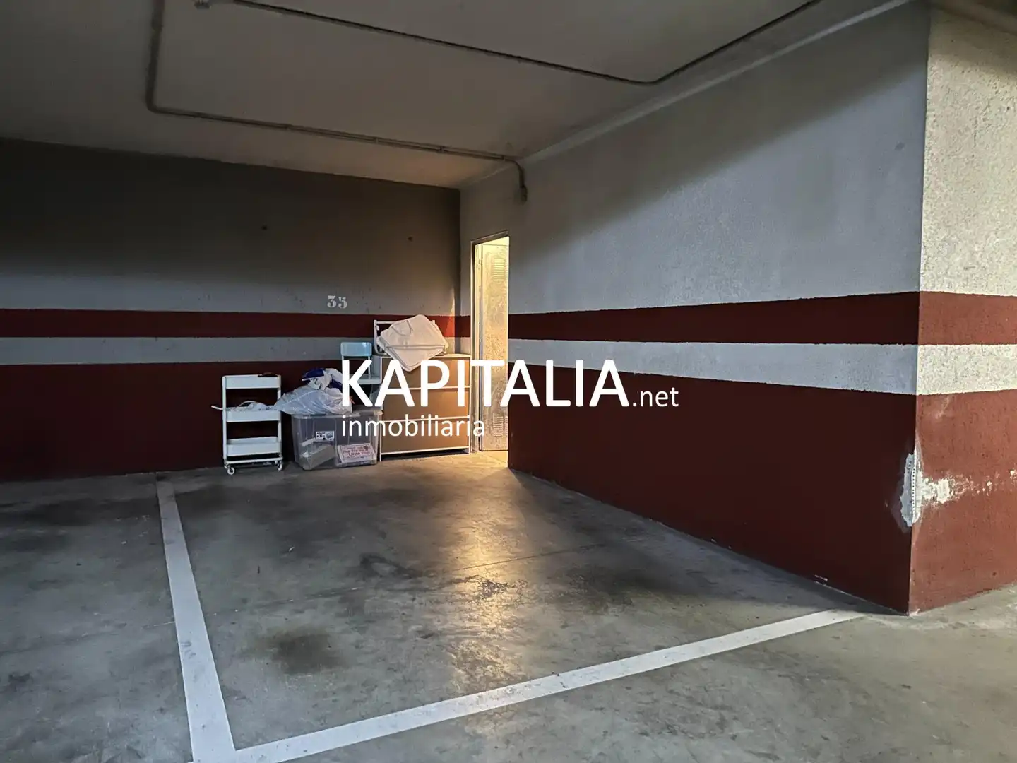 Parking of Flat for sale in Xàtiva  with Air Conditioner, Heating and Parquet flooring