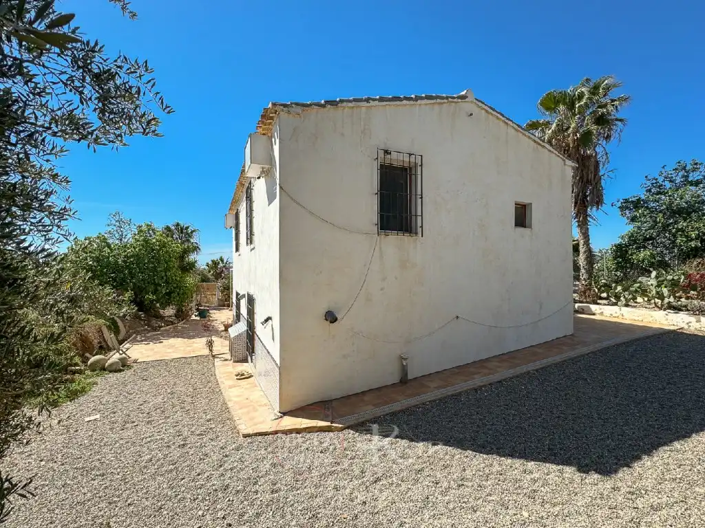 Vista exterior de Casa o xalet en venda en Antas amb Jardí privat, Terrassa i Piscina