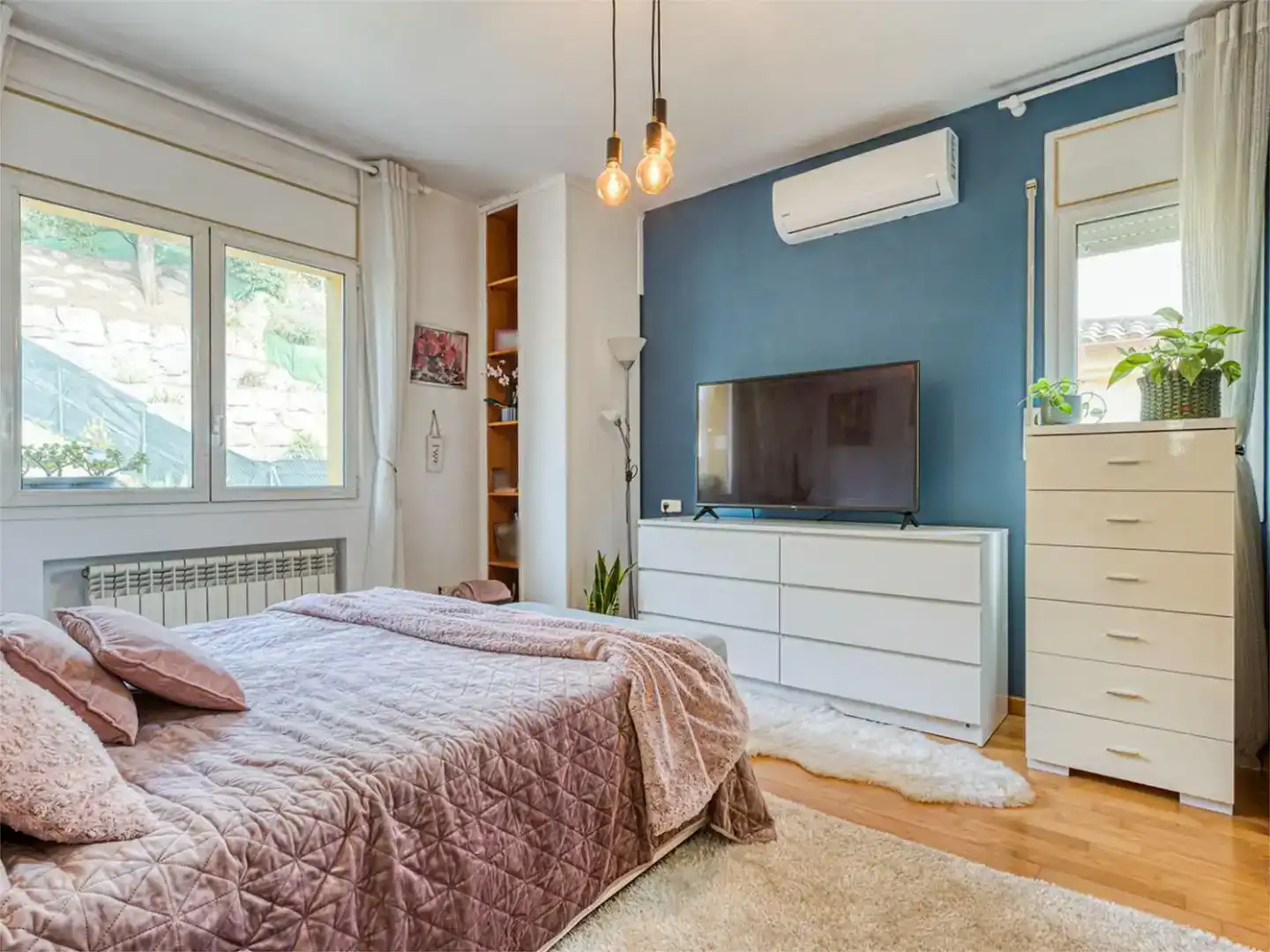 Bedroom of Flat for sale in Lloret de Mar  with Air Conditioner, Swimming Pool and Balcony