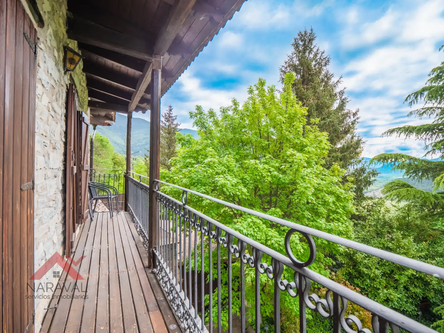 Terraza de Casa o chalet en venta en Fiscal con Aire acondicionado, Calefacción y Jardín privado