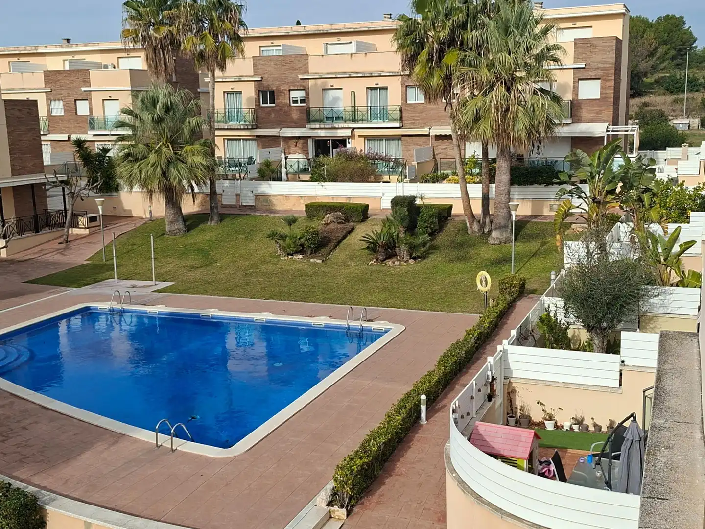 Swimming pool of Detached homes for sale in Calafell  with Air Conditioner, Private garden and Terrace