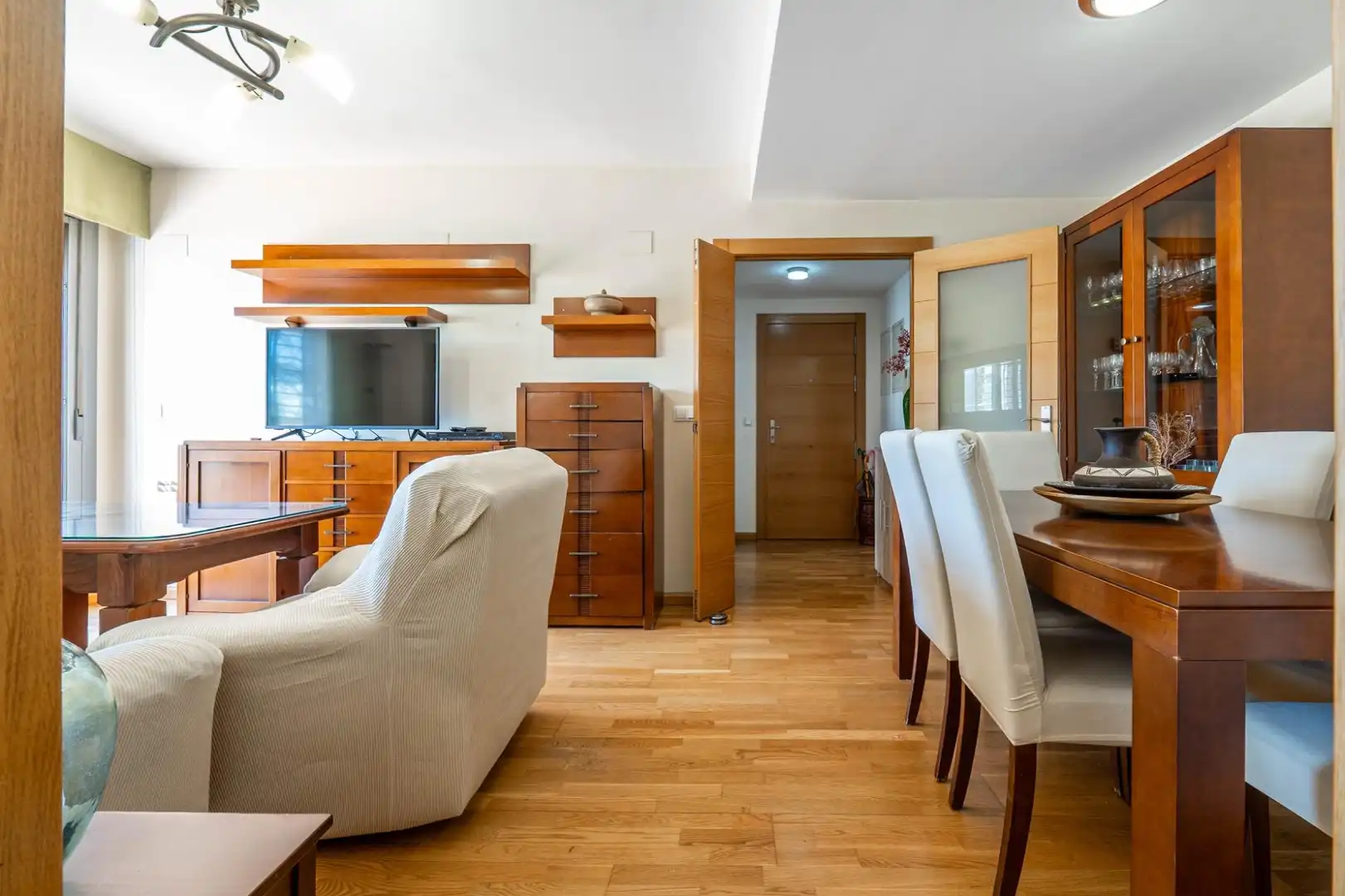 Living room of Flat for sale in  Granada Capital  with Air Conditioner, Heating and Private garden