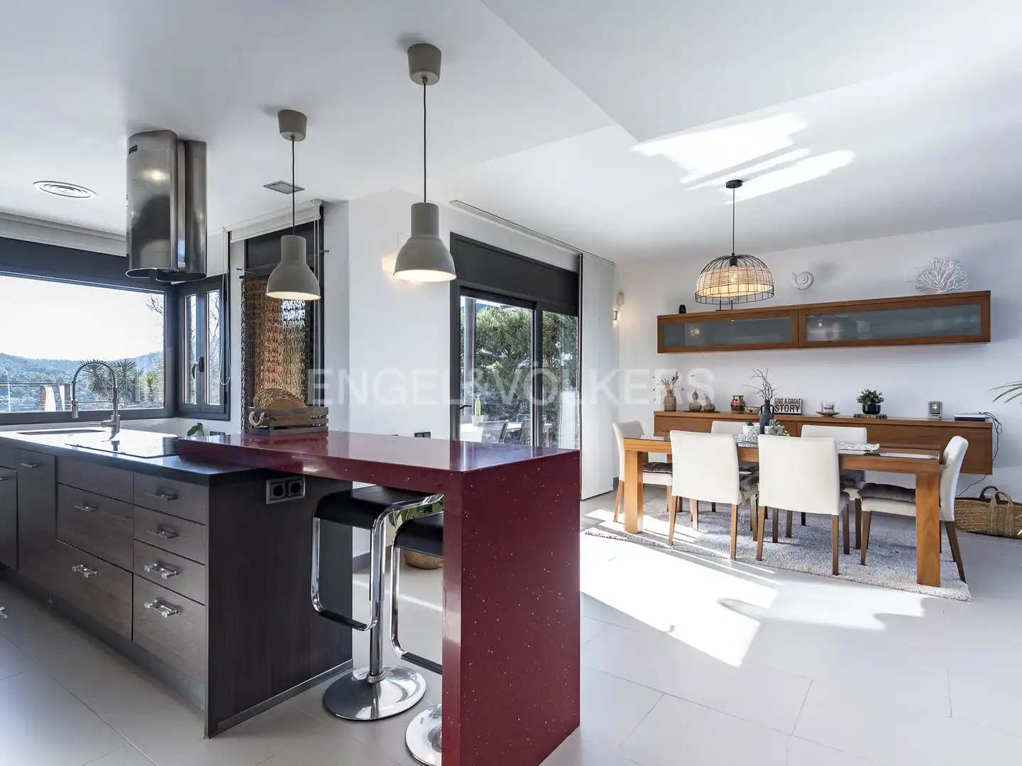 Cocina de Casa o chalet de alquiler en Vacarisses con Aire acondicionado, Calefacción y Jardín privado